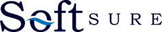 Tekstueel logo van waterontharder merk SoftSure